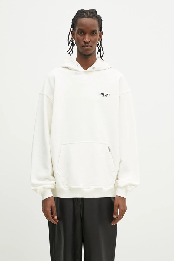 Represent cotton sweatshirt Owners Club Hoodie cotton beige OCM41113.072