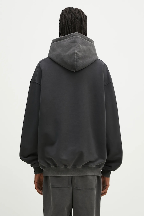 Одежда Хлопковая кофта Represent Thoroughbred Hoodie MLM41134.003 серый