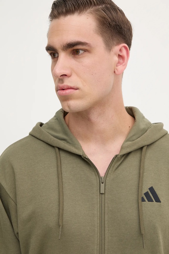 Mikina adidas Essentials zelená JD1875