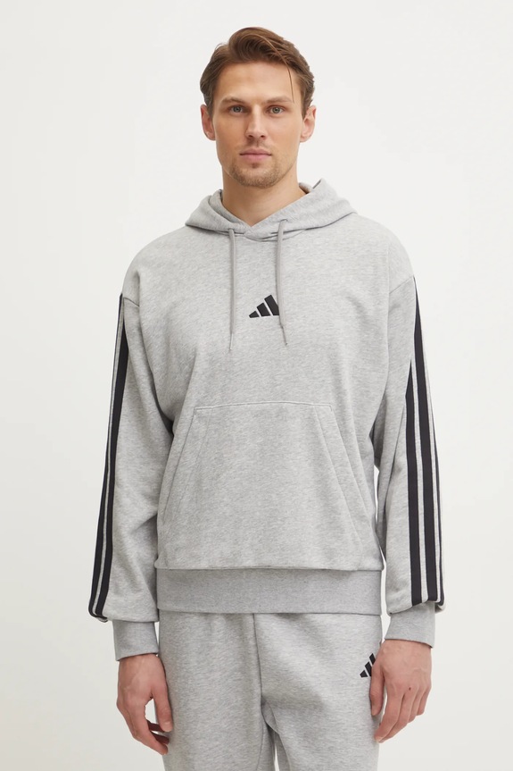 Mikina adidas Essentials sivá JD1871