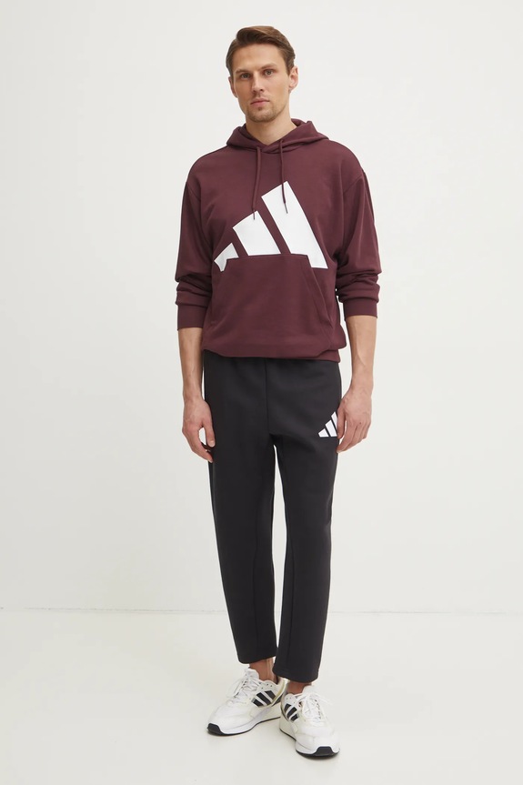 adidas bluza Essentials JE8897 bordowy SS25