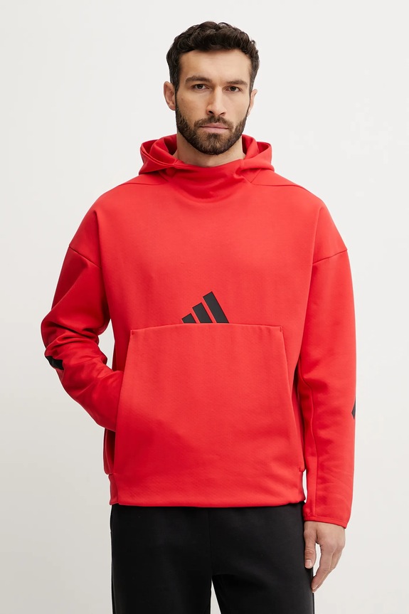 adidas bluza Z.N.E. z kapturem czerwony JD5322
