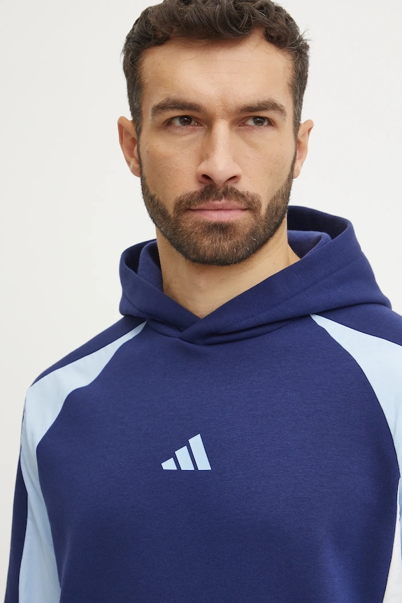 adidas felpa Essential Colorblock blu navy JD8064