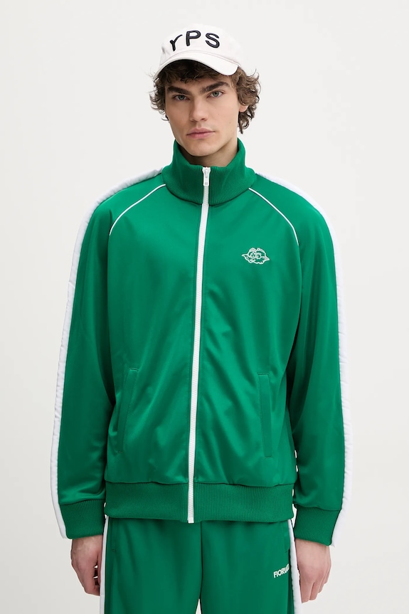 Fiorucci bluză Puffy Piping Angel Track Sweatshirt altele verde U02SPSZI270PL01GN02