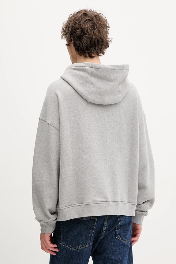 Одежда Хлопковая кофта Fiorucci Banana Sound Print Relaxed Fit Hoodie U02SPSHO092CJ05GY01 серый