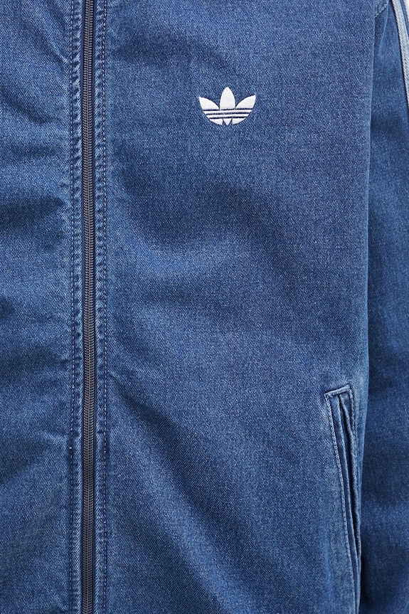 adidas Originals denim jacket Adicolor Denim Firebird Track Top blue JC6233