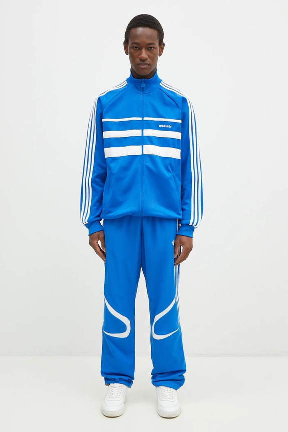 Dukserica adidas Originals First Tracktop JP1044 plava