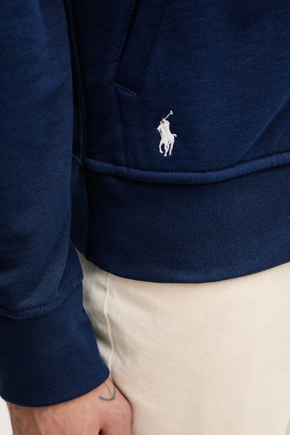 Bavlnená mikina Polo Ralph Lauren Long Sleeve Sweatshirt 710970280 modrá