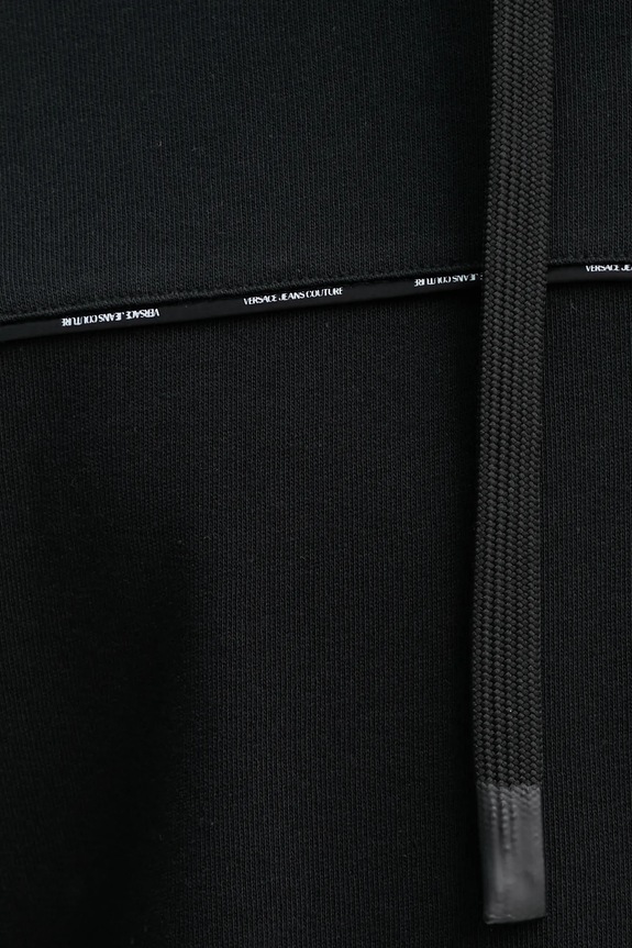 Βαμβακερή μπλούζα Versace Jeans Couture 78GAI3H1.F0010 μαύρο