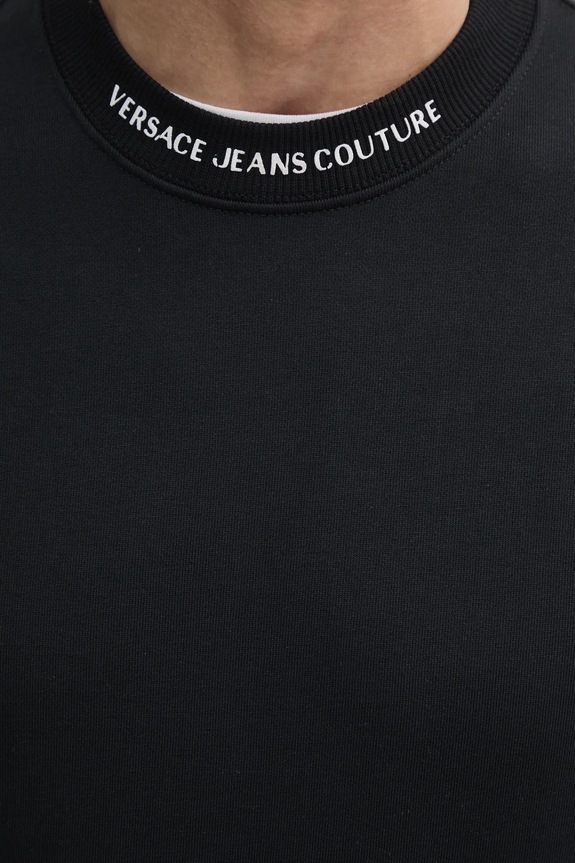 Bavlněná mikina Versace Jeans Couture 78GAIE03.CF00E černá