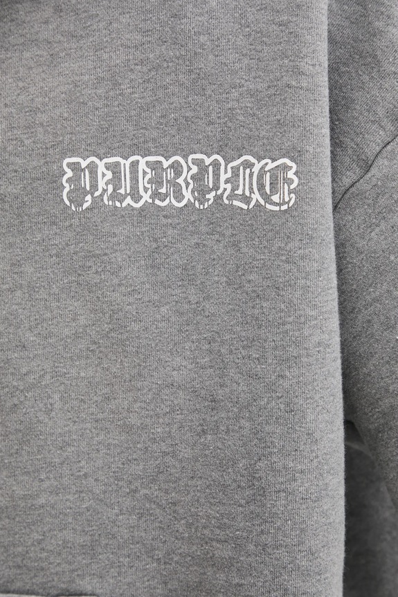 PURPLE BRAND hanorac de bumbac HWT FLEECE ZIP FRONT HOODY P460.HHGG125 gri