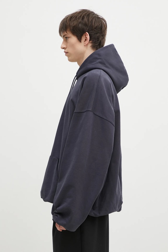 VETEMENTS sweatshirt Oval Logo Cropped Boxy UA66HD600N navy SS25