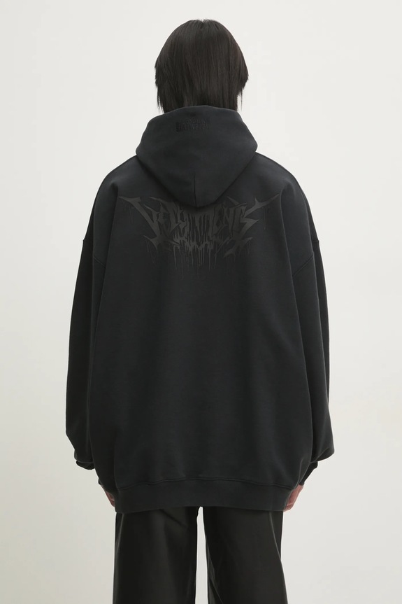 Clothing VETEMENTS sweatshirt Drip Metal Oversized UA66HD730B black