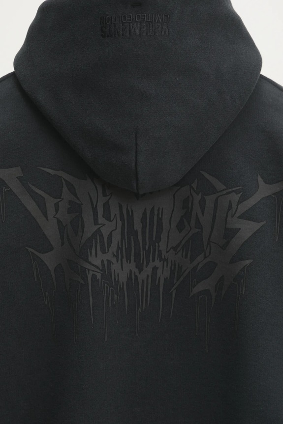 VETEMENTS sweatshirt Drip Metal Oversized UA66HD730B black
