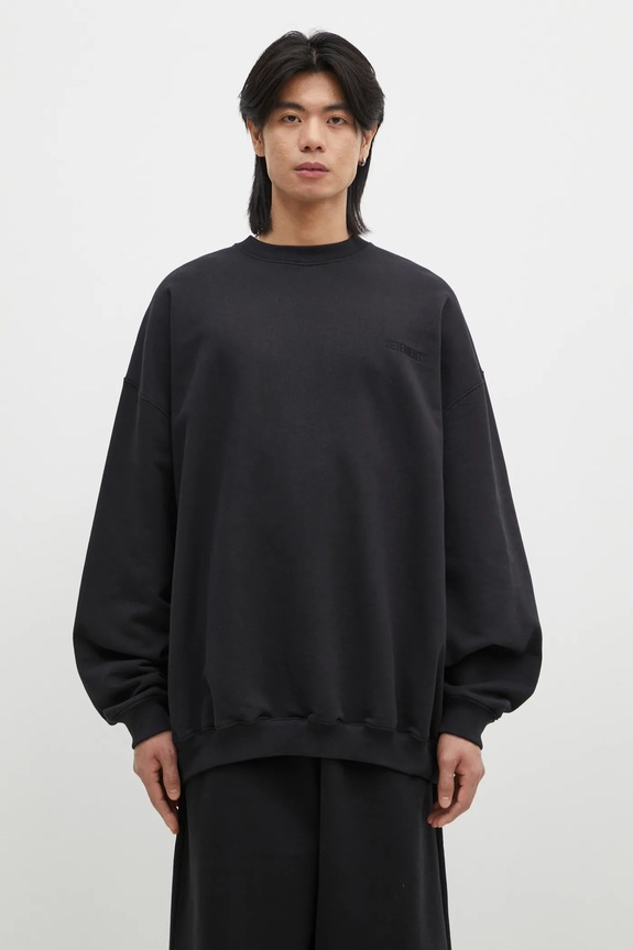 VETEMENTS sweatshirt Embroidered Logo Oversized other black UA66CW640B