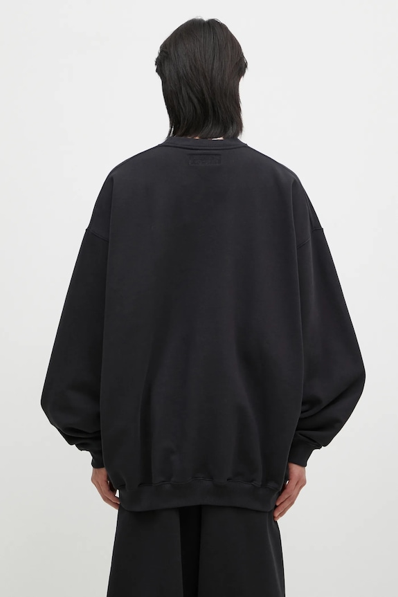 VETEMENTS sweatshirt Embroidered Logo Oversized black UA66CW640B