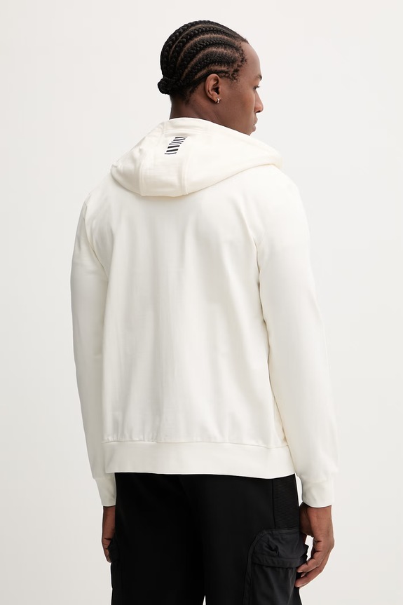 Дрехи Памучен суичър EA7 Emporio Armani PJVRZ.8NPM33 бежов