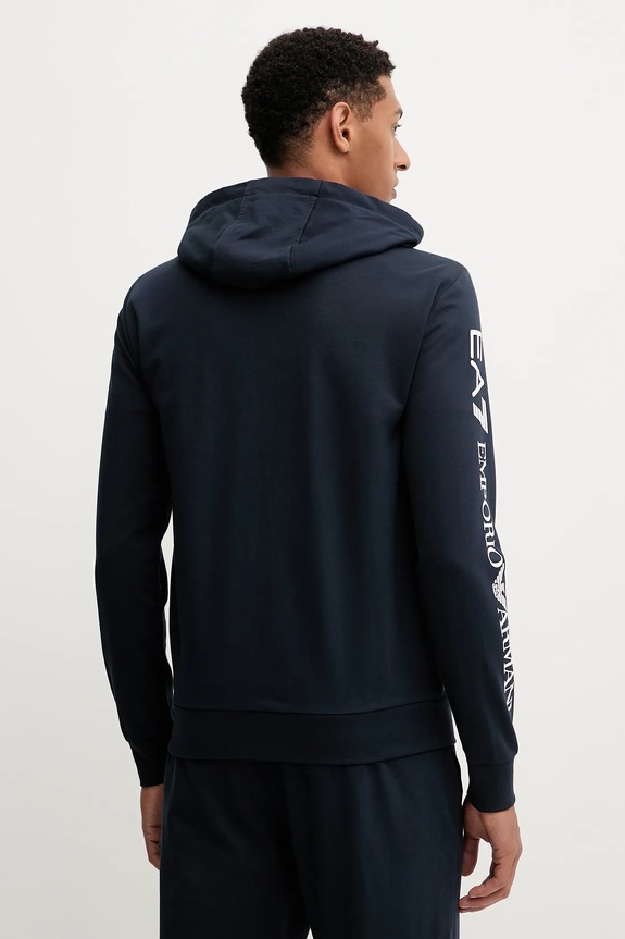 Oblečení Bavlněná mikina EA7 Emporio Armani AF13512.7M000568 modrá