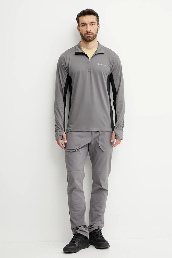 Sportovní mikina Columbia Three Pitch 2118672 šedá SS25