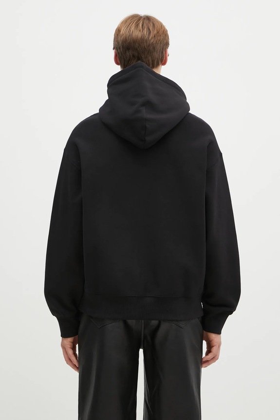 Clothing Carhartt WIP cotton sweatshirt Hooded Label Script Sweat I034430.89XX black