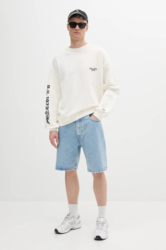Бавовняна кофта Pepe Jeans COLVILLE CREW PM582841 бежевий SS25