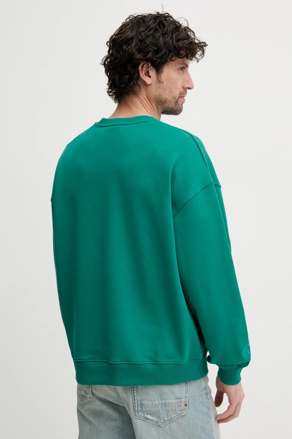 Ρούχα Βαμβακερή μπλούζα Pepe Jeans TALBOT CREW PM582847 πράσινο