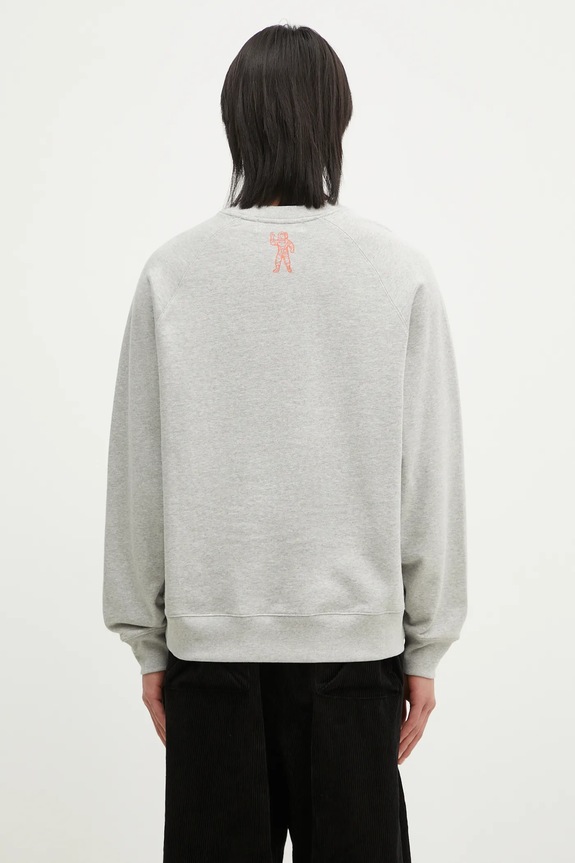Clothing Billionaire Boys Club cotton sweatshirt Tropical Island Fill Arch Logo Crewneck B24439 gray