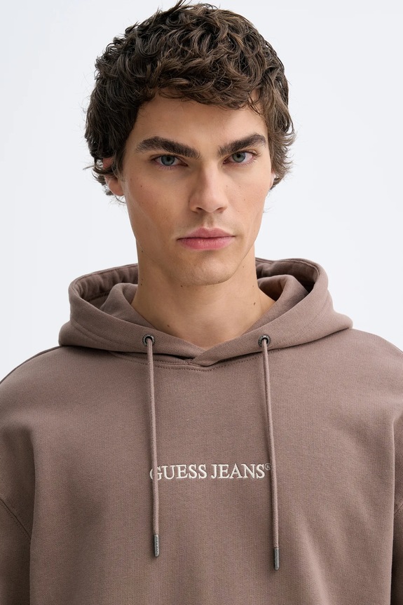 Dukserica Guess Jeans smeđa M5RQ38.KCPR1