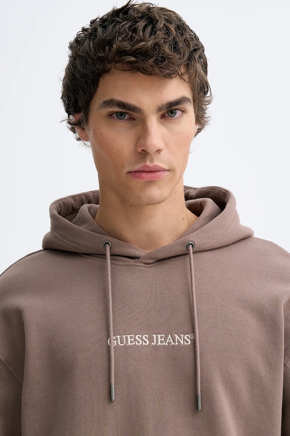 Dukserica Guess Jeans smeđa M5RQ38.KCPR1