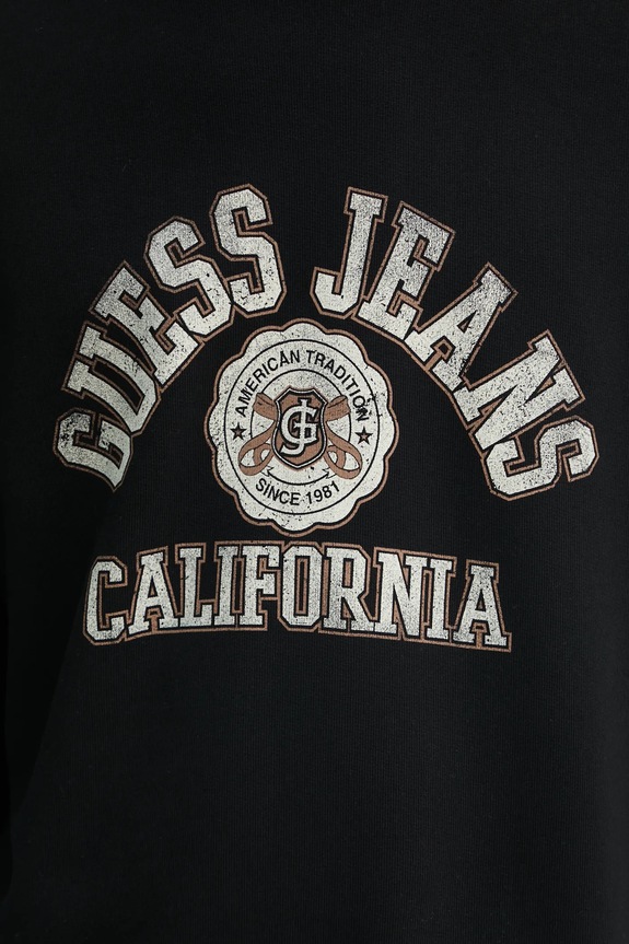 Bavlnená mikina Guess Jeans M5RQ40.KCPR1 čierna