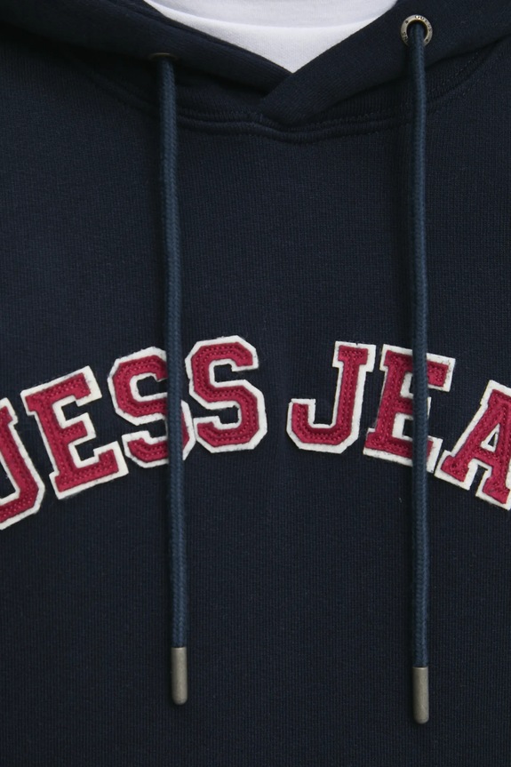 Pamučna dukserica Guess Jeans M5RQ44.KCPR1 mornarsko plava