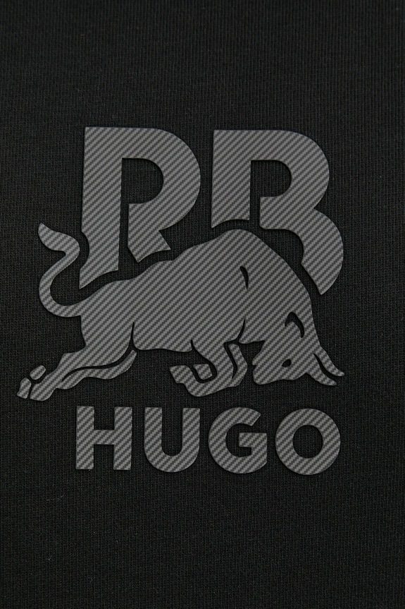 HUGO bluza bawełniana x RACING BULLS 50542806 czarny