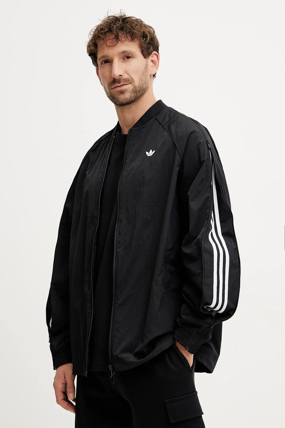 adidas Originals felpa SST TRACK TOP senza nero JX1618