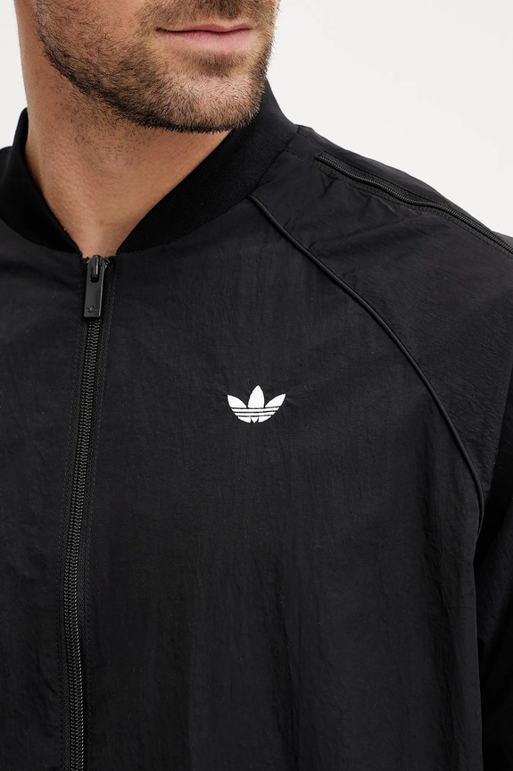 adidas Originals felpa SST TRACK TOP JX1618 nero