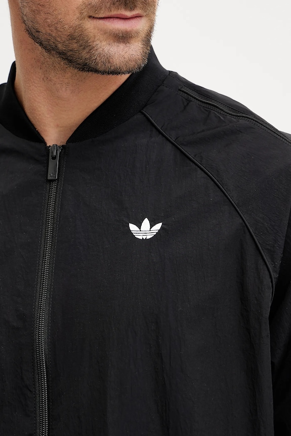 adidas Originals felpa SST TRACK TOP JX1618 nero