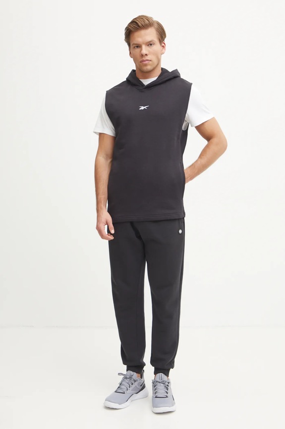 Reebok bluza dresowa 100214097 czarny SS25