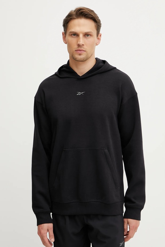 Reebok felpa tuta Athlete con nero 100215038