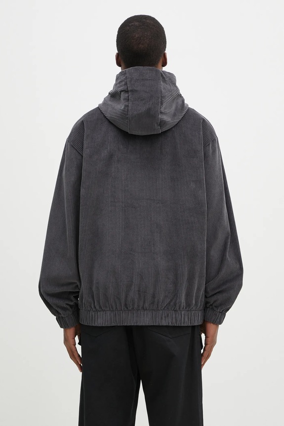 Clothing adidas Originals corduroy sweatshirt Cord Hoodie JD5393 gray