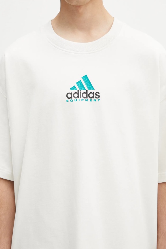 adidas Originals cotton t-shirt EQT Gfx Tee 2 white JN4845