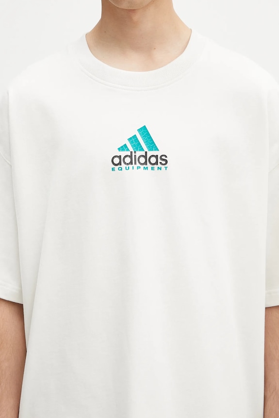 adidas Originals cotton t-shirt EQT Gfx Tee 2 white JN4845