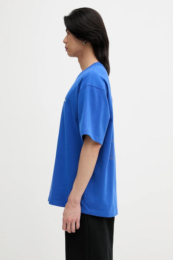 Pamučna majica adidas Originals EQT Gfx Tee 1 JN4847 plava SS25
