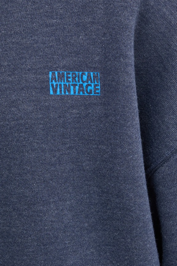 American Vintage bluza MDOV03BE25 bleumarin