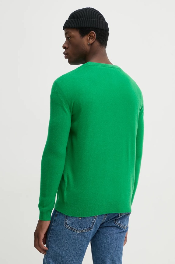 Odzież American Vintage sweter wełniany MRAX18AE25 zielony