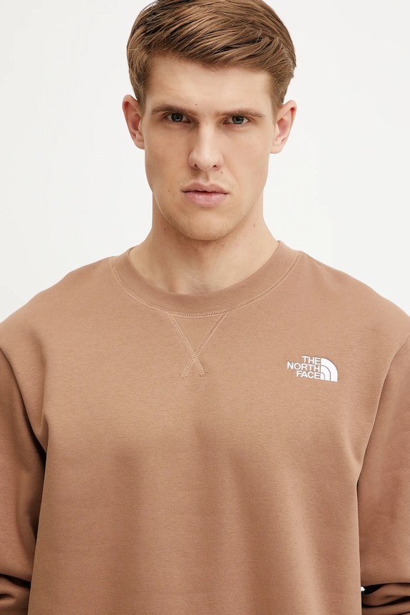 The North Face felpa Essential marrone NF0A89ET6IH1