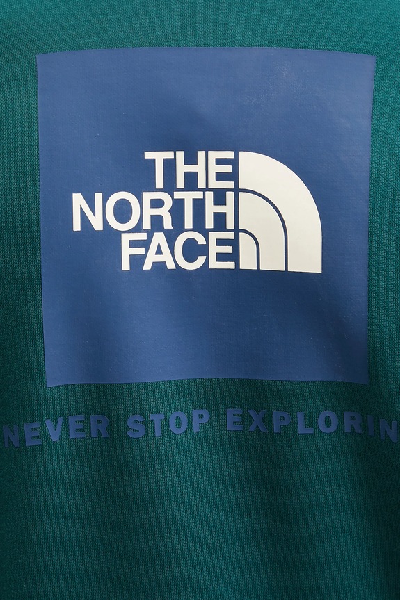 Μπλούζα The North Face Raglan Redbox NF0A89F9A1B1 πράσινο