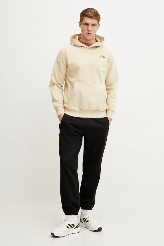 The North Face felpa Raglan Redbox NF0A89F9B2O1 beige SS25