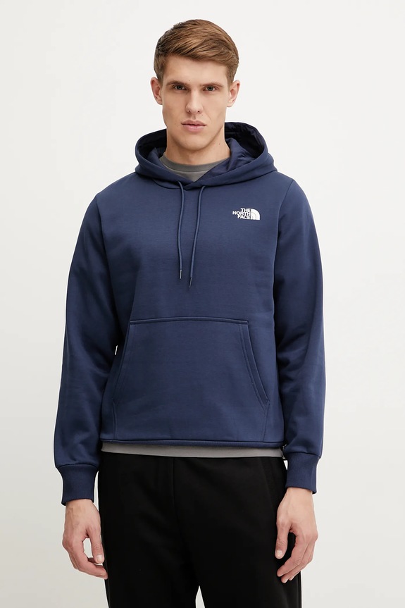 Dukserica The North Face Simple Dome print mornarsko plava NF0A89FC8K21