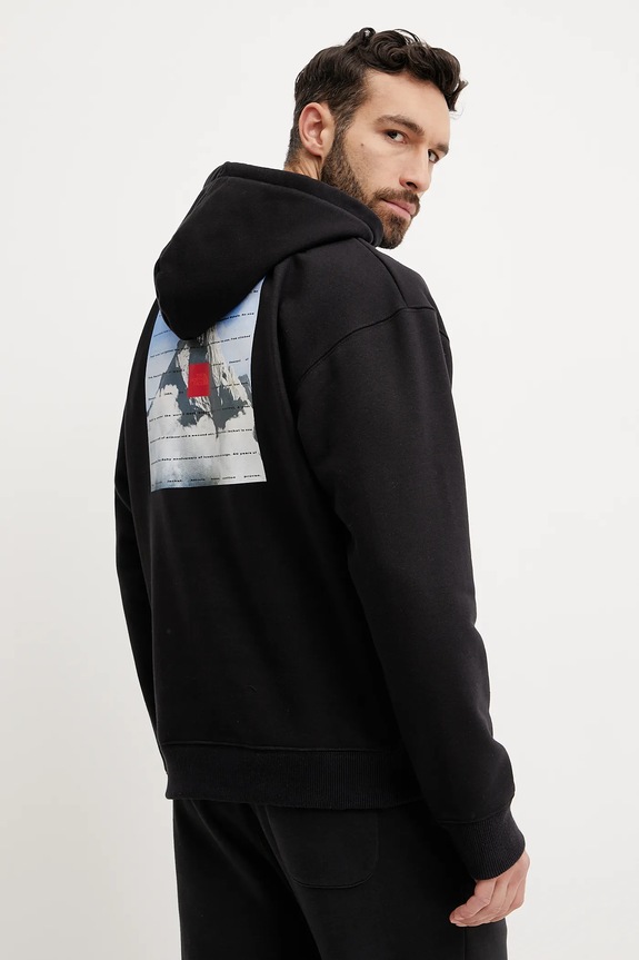 The North Face bluza z kapturem czarny NF0A8BXXJK31
