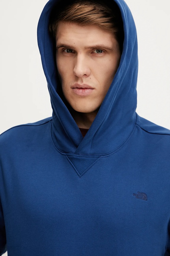 Pamučna dukserica The North Face Dome Relaxed mornarsko plava NF0A8C43D1R1