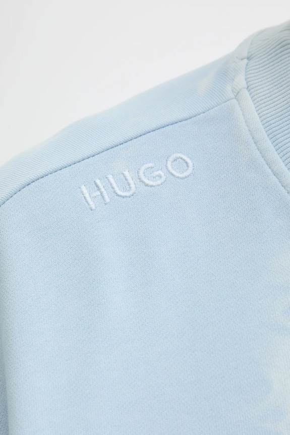 Hugo Blue bluza bawełniana 50534266 niebieski